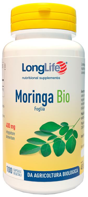 LONGLIFE MORINGA BIO 100 CAPSULE VEGETALI - Farmafamily.it