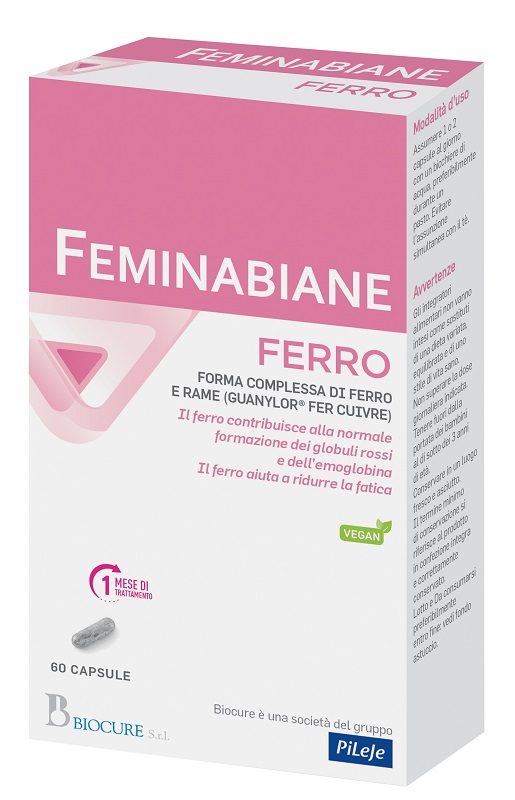 FEMINABIANE FERRO 60 CAPSULE - Farmafamily.it