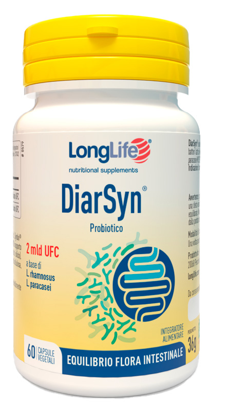 LONGLIFE DIARSYN 60 CAPSULE VEGETALI GASTROPROTETTE - Farmafamily.it