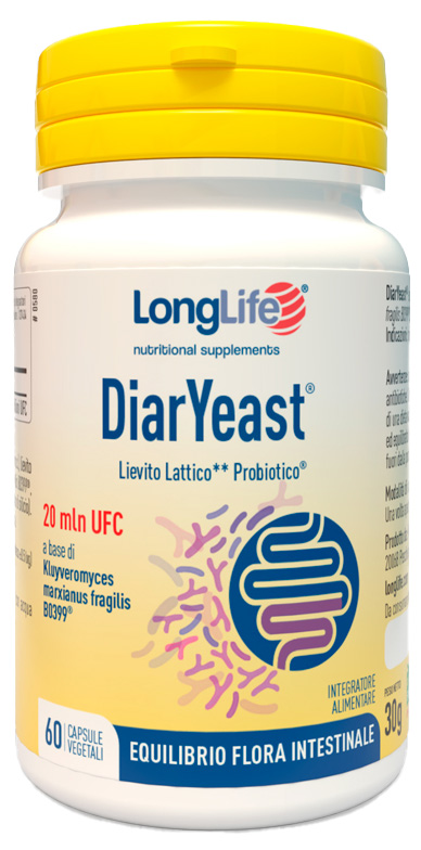 LONGLIFE DIARYEAST 60 CAPSULE VEGETALI - Farmafamily.it