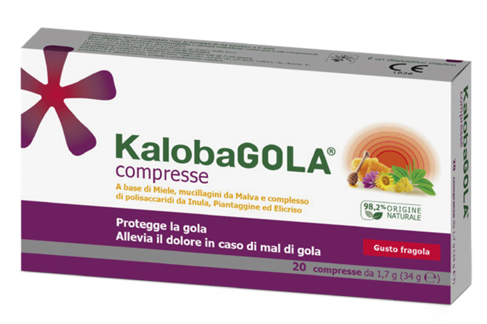 KALOBAGOLA 20 COMPRESSE FRAGOLA - Farmafamily.it