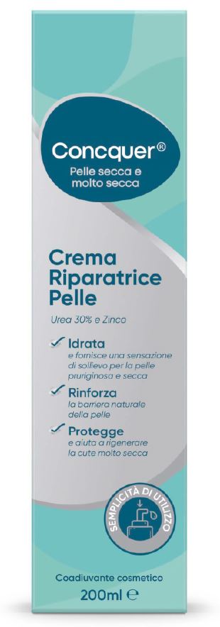 CONCQUER CREMA RIPARATRICE PELLE 200 ML - Farmafamily.it