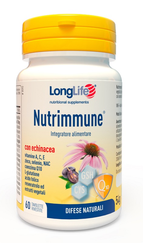LONGLIFE NUTRIMMUNE 60 TAVOLETTE RIVESTITE - Farmafamily.it