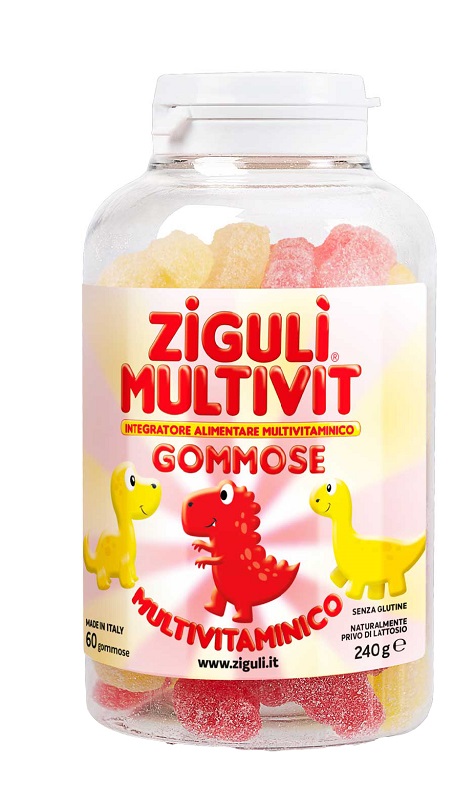 ZIGULI MULTIVIT FRAGOLA E BANANA 60 GOMMOSE - Farmafamily.it