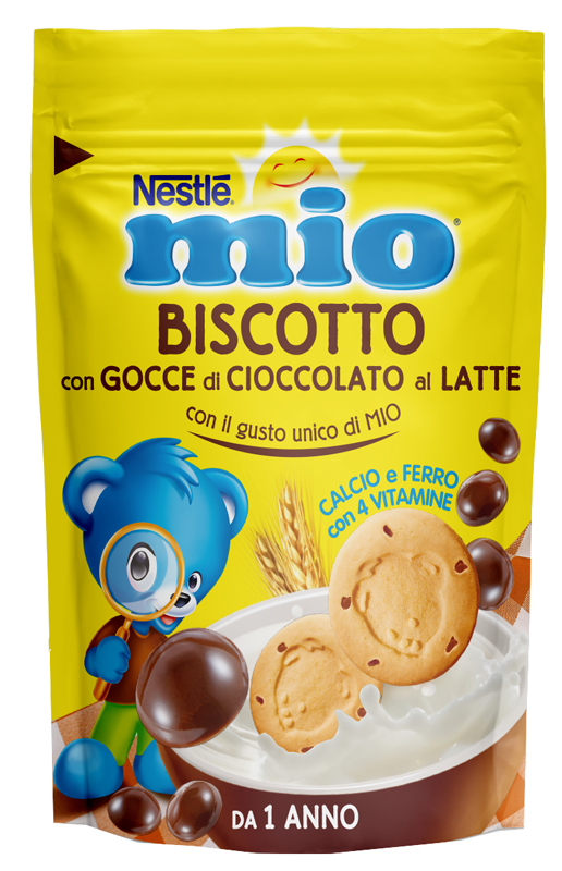 NESTLE' MIO BISCOTTO GOCCE CIOCCOLATO LATTE 150 G - Farmafamily.it