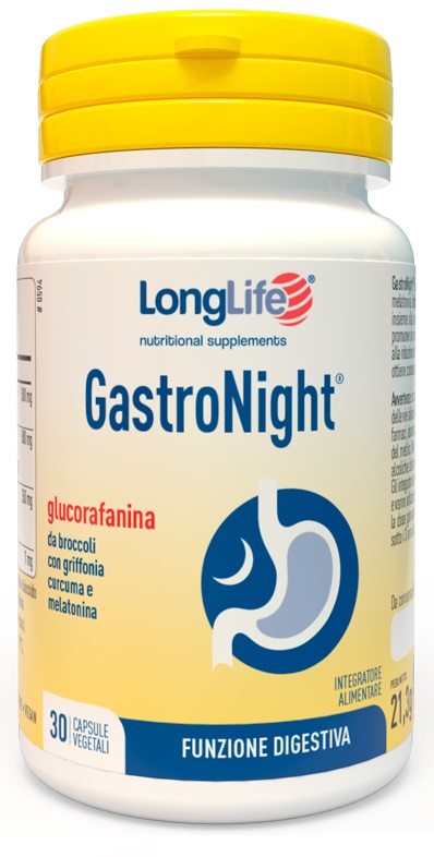 LONGLIFE GASTRONIGHT 30 CAPSULE VEGETALI - Farmafamily.it