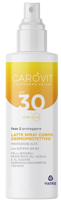 CAROVIT PROGRAMMA SOLARE LATTE CORPO SPF30 200 ML - Farmafamily.it