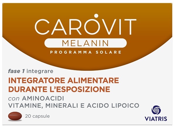 CAROVIT MELANIN PROGRAMMA SOLARE 20 CAPSULE - Farmafamily.it