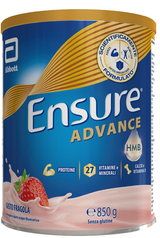 ENSURE ADVANCE FRAGOLA 850 G - Farmafamily.it