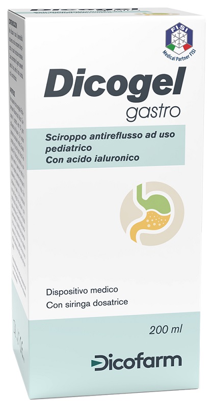 SCIROPPO ANTIREFLUSSO PEDIATRICO DICOGEL GASTRO 200 ML - Farmafamily.it