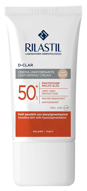 RILASTIL SUN SYSTEM D-CLAR LIGHT SPF50+ 40 ML - Farmafamily.it
