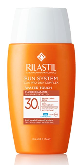 RILASTIL SUN SYSTEM WATER TOUCH FLUIDO SPF30 50 ML - Farmafamily.it