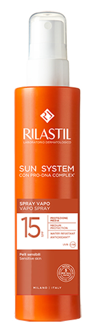 RILASTIL SUN SYSTEM SPRAY VAPO SPF15 200 ML - Farmafamily.it