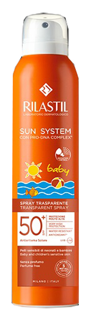 RILASTIL SUN SYSTEM BABY SPRAY VAPO SPF50+ 200 ML - Farmafamily.it