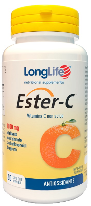 LONGLIFE ESTER C 1000MG 60 TAVOLETTE - Farmafamily.it