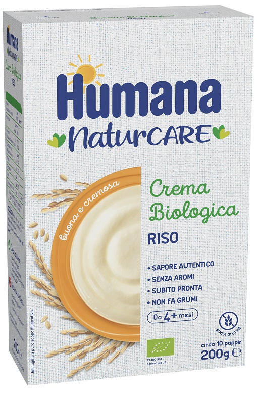 HUMANA CREMA DI RISO BIOLOGICO 200 G - Farmafamily.it