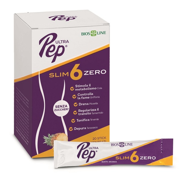 ULTRA PEP SLIM 6 ZERO ANANAS 20 STICK - Farmafamily.it