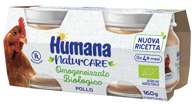 HUMANA OMOGENEIZZATO POLLO BIOLOGICO 2 PEZZI 80 G - Farmafamily.it