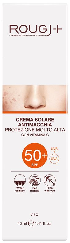 ROUGJ SOLARE SPF50+ VISO ANTIMACCHIA VITAMINA C 40 ML - Farmafamily.it