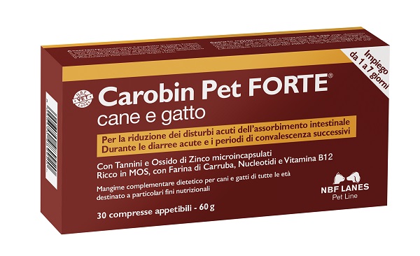 CAROBIN PET FORTE 30 COMPRESSE - Farmafamily.it