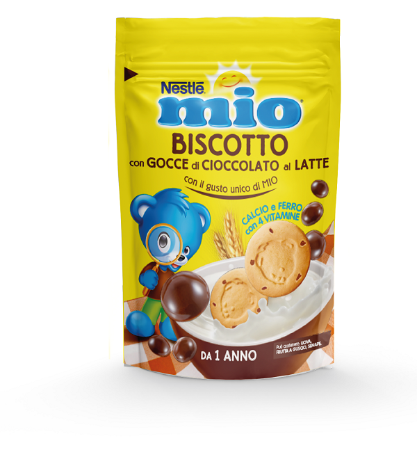 MIO BISCOTTO GOCCE CIOCCOLATO AL LATTE 150 G - Farmafamily.it