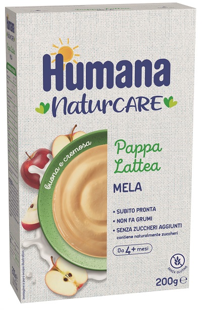HUMANA PAPPA LATTEA MELA 200 G - Farmafamily.it