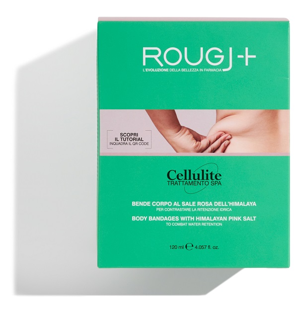 ROUGJ CELLULITE TRATTAMENTO SPA BENDE CORPO AL SALE ROSA DELL'HIMALAYA 2 PEZZI 120 ML - Farmafamily.it