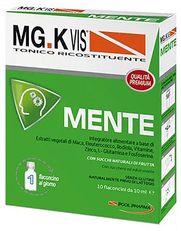 MGK VIS TONICO RICOSTITUENTE MENTE 10 FLACONCINI DA 10 ML - Farmafamily.it
