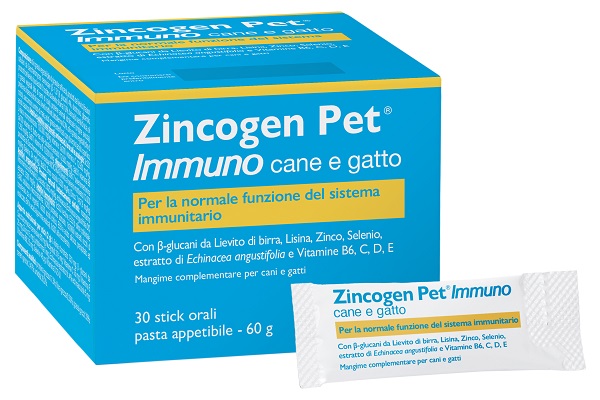 ZINCOGEN PET IMMUNO PASTA 30 STICK - Farmafamily.it