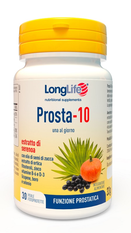 LONGLIFE PROSTA-10 30 PERLE - Farmafamily.it