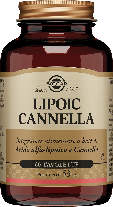 LIPOIC CANNELLA 60 TAVOLETTE - Farmafamily.it