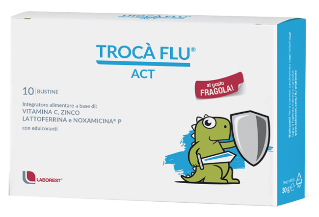 TROCA' FLU ACT 10 BUSTINE - Farmafamily.it