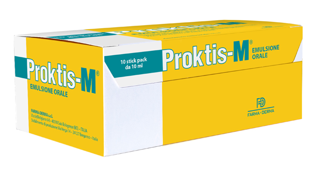 PROKTIS-M EMULSIONE ORALE 10 STICK DA 10 ML - Farmafamily.it