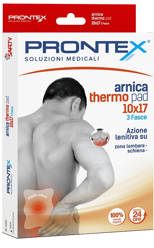 FASCIA PRONTEX ARNICA THERMO PAD 10 X 17 3 PEZZI - Farmafamily.it