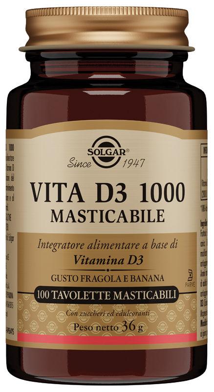 VITA D3 1000 100 TAVOLETTE MASTICABILI - Farmafamily.it