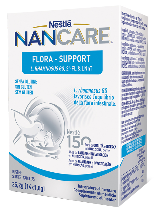 NESTLE' NANCARE FLORA SUPPORT 14 BUSTINE - Farmafamily.it