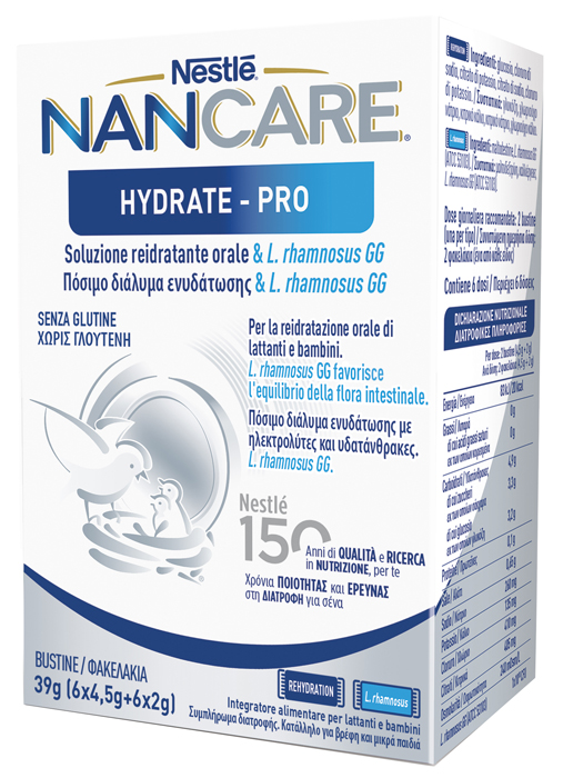 NESTLE' NANCARE HYDRATE PRO BUSTINE 6 X 4,5 G + 6 X 2 G - Farmafamily.it