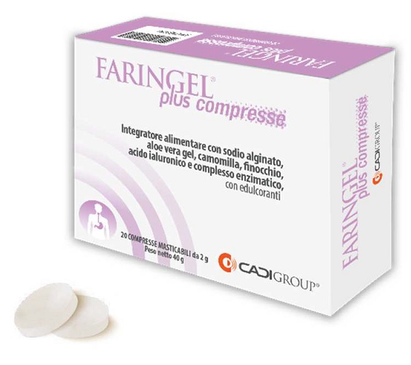 FARINGEL PLUS 20 COMPRESSE MASTICABILI - Farmafamily.it