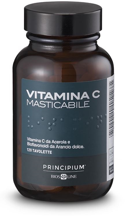 PRINCIPIUM VITAMINA C MASTICABILE 120 TAVOLETTE - Farmafamily.it