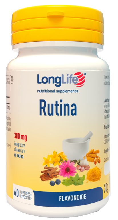 LONGLIFE RUTINA 300 MG 60 COMPRESSE RIVESTITE - Farmafamily.it