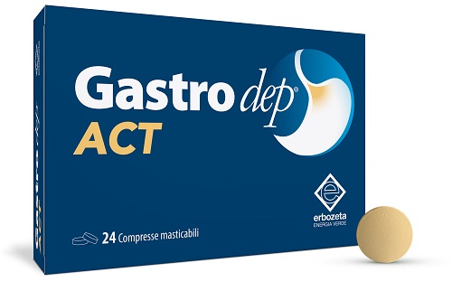 GASTRODEP ACT 24 COMPRESSE MASTICABILI - Farmafamily.it