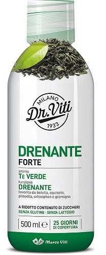 DR VITI DRENANTE FORTE TE VERDE 500 ML SENZA ZUCCHERI - Farmafamily.it