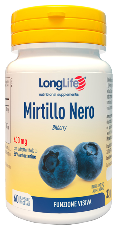 LONGLIFE MIRTILLO ROSSO FORTE 60 VEGICAPS - Farmafamily.it
