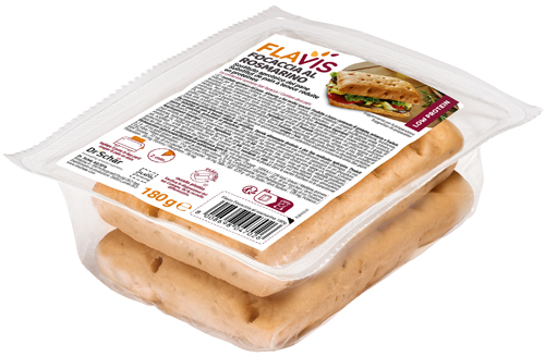 FLAVIS FOCACCIA ROSMARINO 2 PEZZI DA 90 G - Farmafamily.it