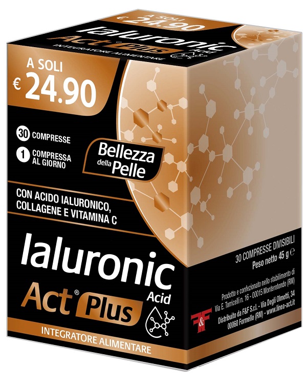 IALURONIC ACID ACT PLUS 30 COMPRESSE DIVISIBILI - Farmafamily.it