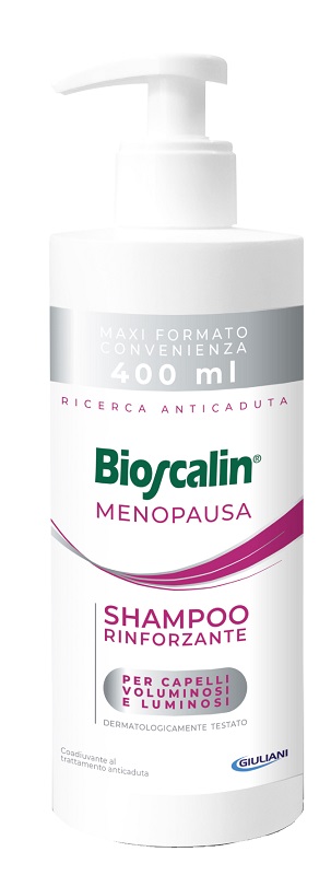 BIOSCALIN MENOPAUSA SHAMPOO RINFORZANTE 400 ML - Farmafamily.it