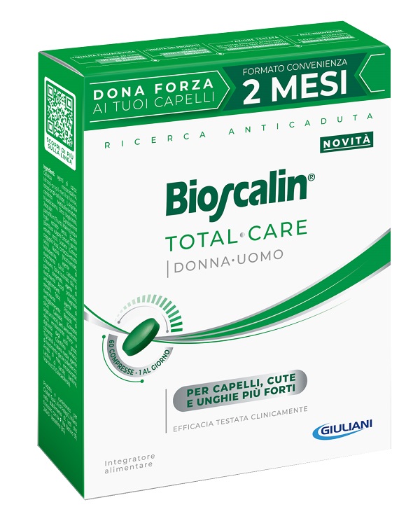 BIOSCALIN TOTAL CARE 60 COMPRESSE - Farmafamily.it