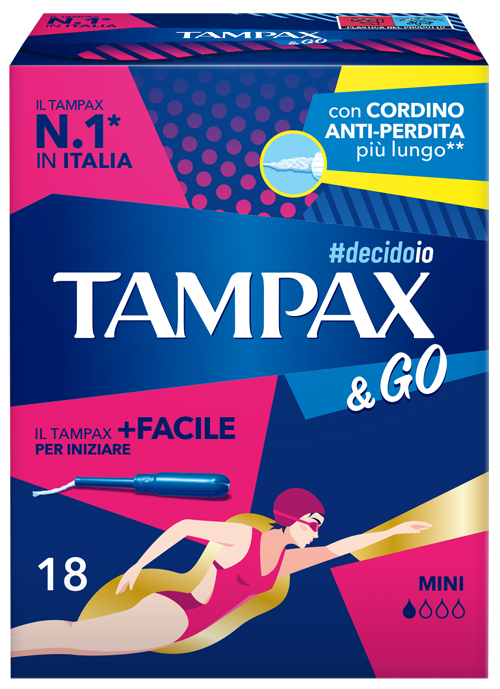 TAMPAX &GO MINI 18 PEZZI - Farmafamily.it