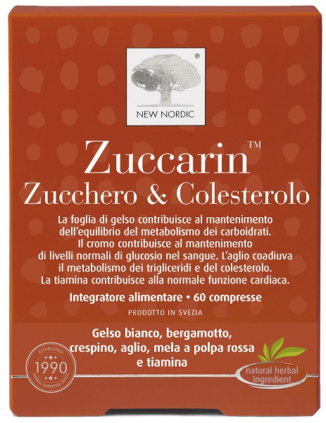 ZUCCARIN ZUCCHERO & COLESTEROLO 60 COMPRESSE - Farmafamily.it