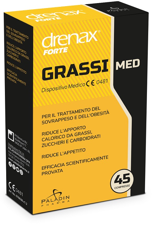 DRENAX FORTE GRASSI MED 45 COMPRESSE - Farmafamily.it